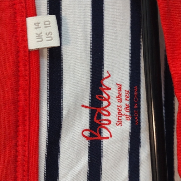 Boden Long Sleeve Striped Shirt - Picture 4 of 6